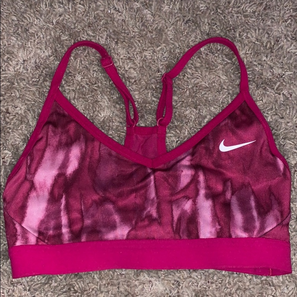 Nike pink  sports bra